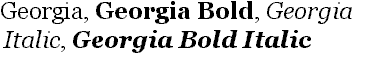 GIF image of Georgia font