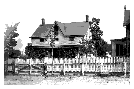 Meucci's cottage, 1890