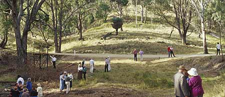 The site where 'Bailed up' was painted