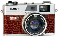 Canonet dressed in alligator skin