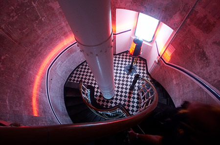 Inside Cape Byron lighthouse