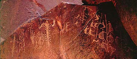 Murujuga petroglyphs [image from Robert Bednarik's web page]