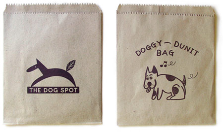 Paper dog faeces bags