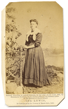 carte-de-visite photo of Ida Lewis